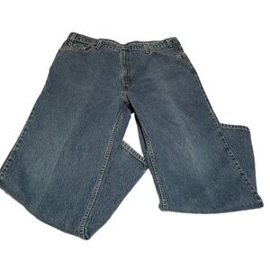 Levi's Relaxed Straight Leg Zip‎ Fly Jeans 42x30 Vintage 90's Made In Mexico
